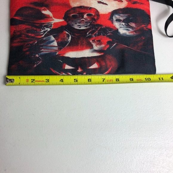 Horror Movie Mash Travel Bag Jason Freddy Michael Myers Cosmetic Halloween - Picture 8 of 8